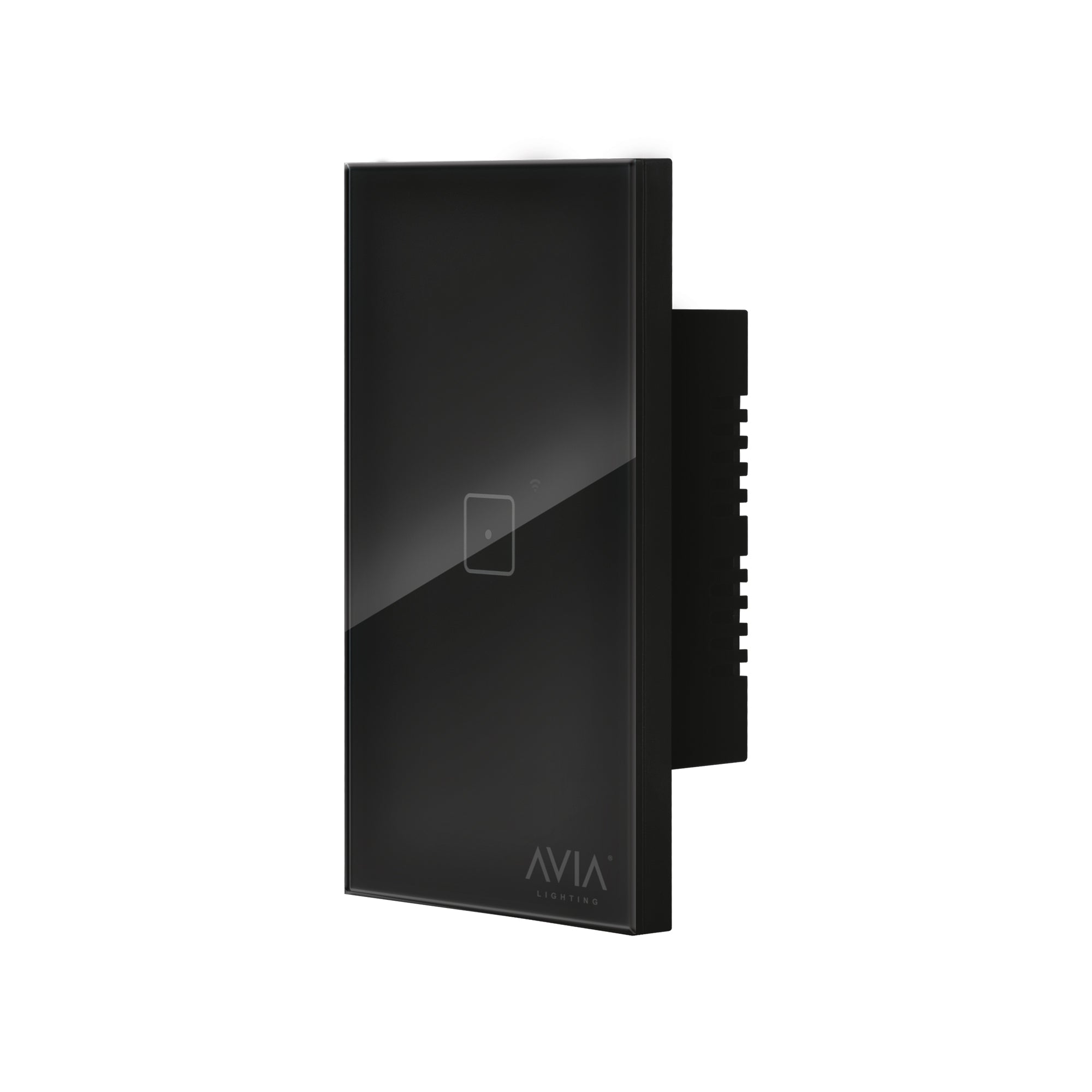 Apagador Touch Inteligente Wifi AVIA Negro de 1 Módulo iGoto